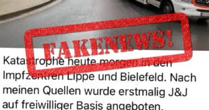 Impfzentrum Bielefeld: KEINE Katastrophe nach Johnsen & Johnsen Impfung!