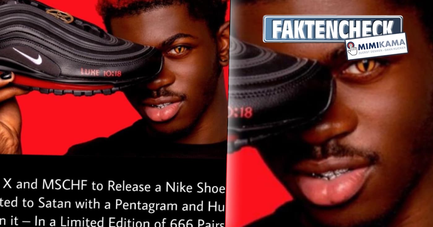 "Satanische Turnschuhe" stammen nicht von Nike!