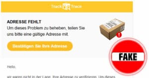 “Your tracking number” – Be careful with messages with a similar subject!