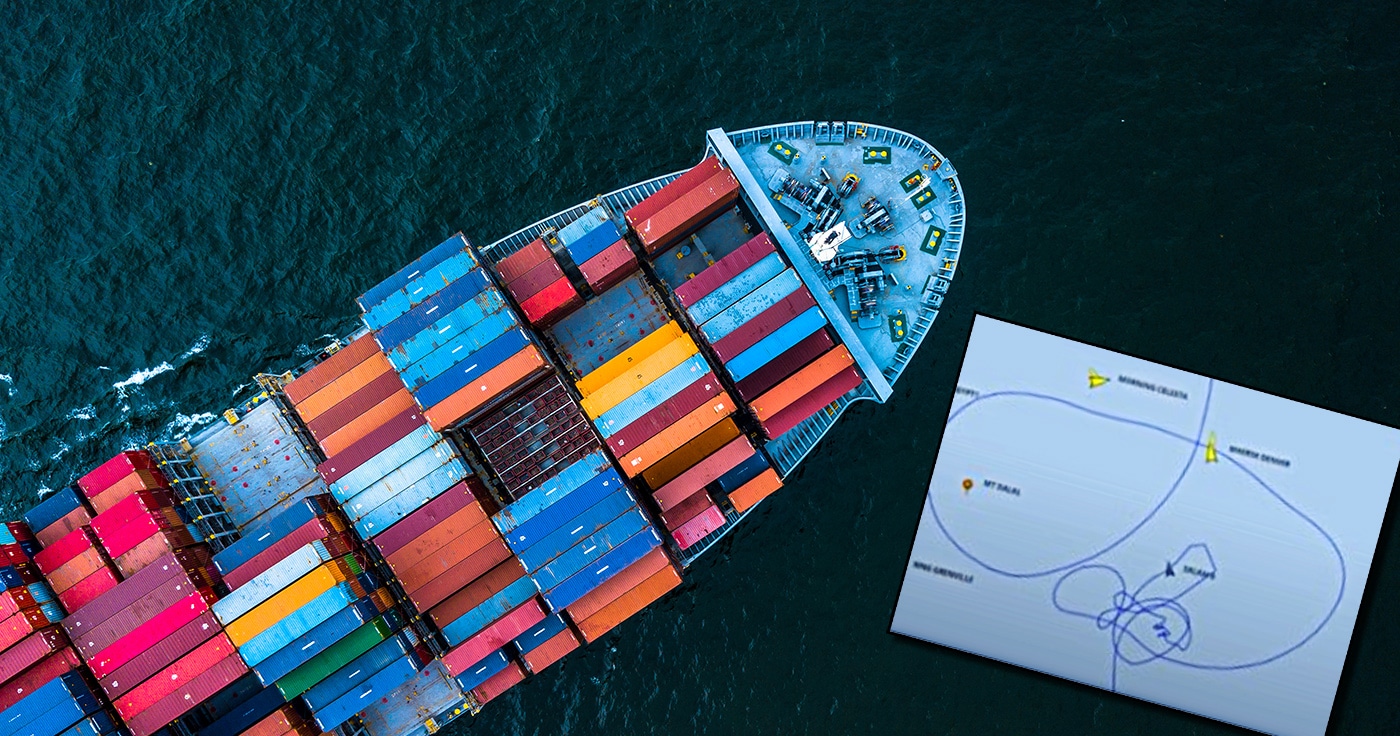Kein Fake: Containerschiff im Suezkanal fuhr vorher eine Penis-Route