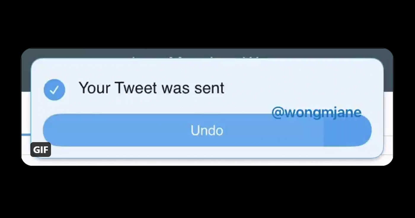 „Undo“-Button gibt Twitter-Usern Bedenkzeit