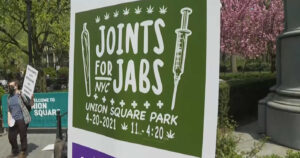 Campaign in New York: Free joints for corona vaccinated people