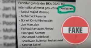Nur Deutsche mit ausländischem Namen auf der BKA-Fahndungsliste? Nein!