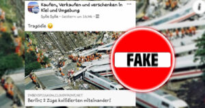 Phishing on Facebook: No, there was no train accident in Berlin!
