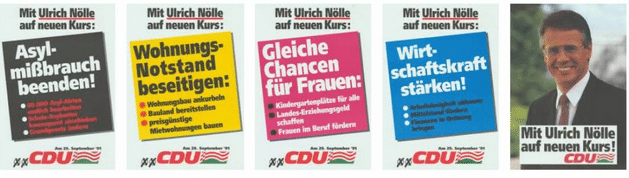 Screenshot Google-Ergebnisse „“Plakate zu Bürgerschaftswahlen Bremen“ CDU 1991″