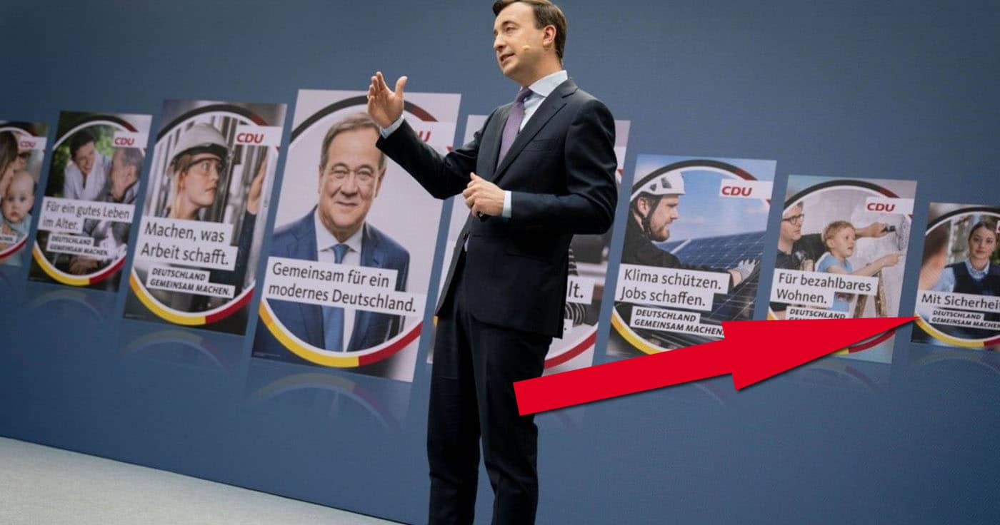 CDU-Wahlplakate: "Nicht mit Fake-Polizisten werben"
