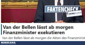 Österreichs Finanzminister exekutiert: Kein Fake!