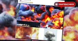 Falsche Fotos der Explosion in Leverkusen – Was soll das?