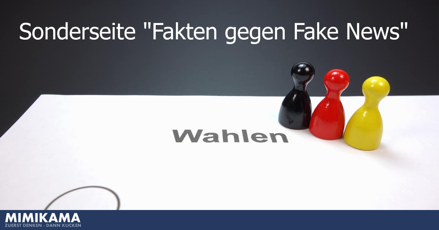 Sonderseite "Fakten gegen Fake News" zur Bundestagswahl