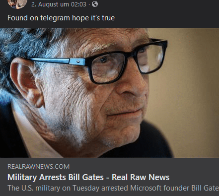 Bill Gates angeblich verhaftet