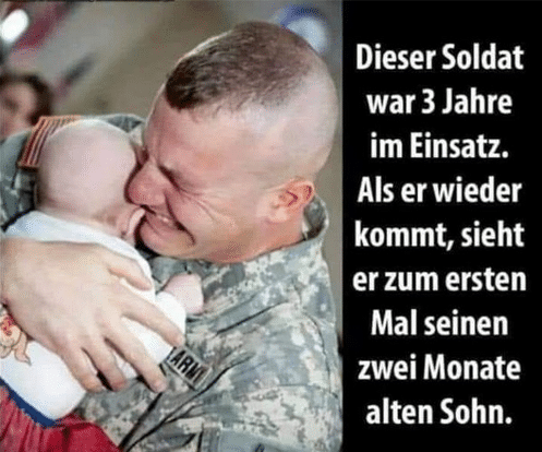 Der Soldat und das Baby