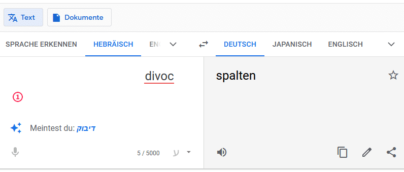 Was Google Translate übersetzt