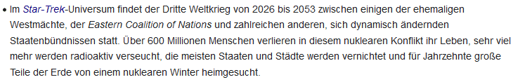 Nein, Google prophezeit nicht den Dritten Weltkrieg! – mimikama.org Die Daten des Dritten Weltkriegs in Wikipedia