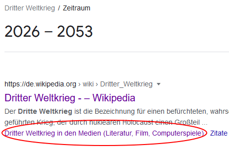 Nein, Google prophezeit nicht den Dritten Weltkrieg! – mimikama.org Genauer hinlesen lohnt sich!