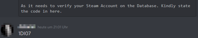 Ob der angebliche Steam-Admin den Hinweis verstanden hat?
