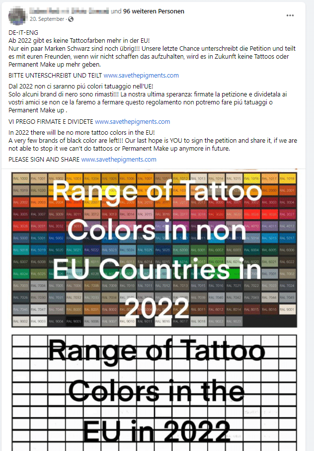 Screenshot: Facebook