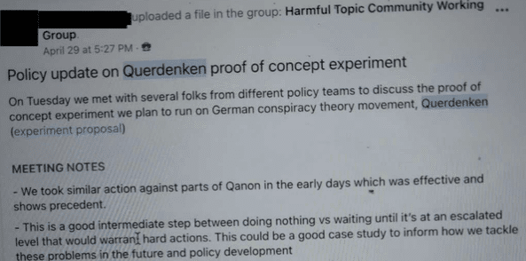 Das Querdenken-Experiment