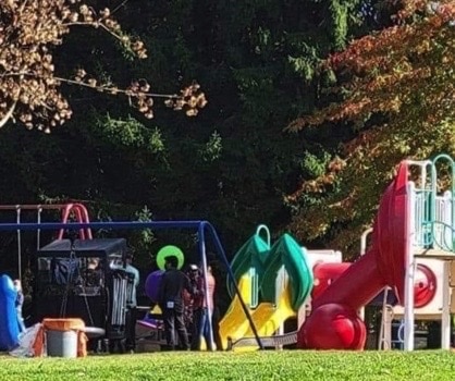 Der Spielplatz aus einer anderen Perspektive