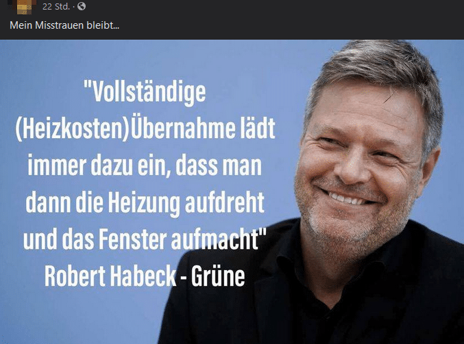 Ein echtes Zitat von Robert Habeck
