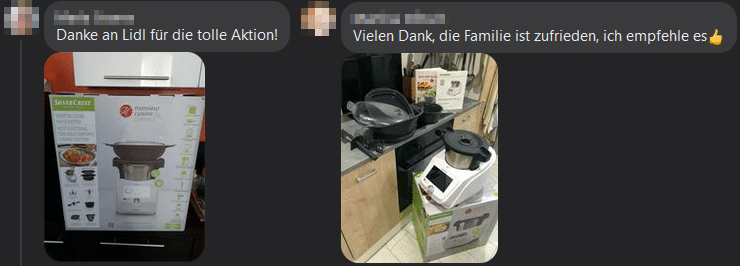Gefälschte Kommentare