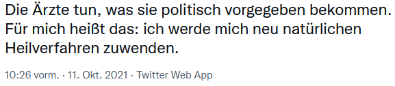 Zurück zu "natürlichen" Heilverfahren?