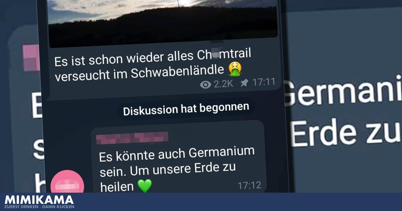 Germanium gegen Chemtrails: Was zum Teufel?