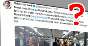 Panne auf Twitter: Statt Schallenberg schrieb Kurz aus Brüssel