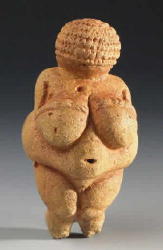Venus von Willendorf Vorderansicht © Albertina, Wien - Sammlung Batliner