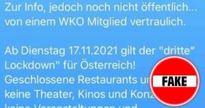 Lockdown für ALLE ab dem 17. November 2021 in ganz Österreich?