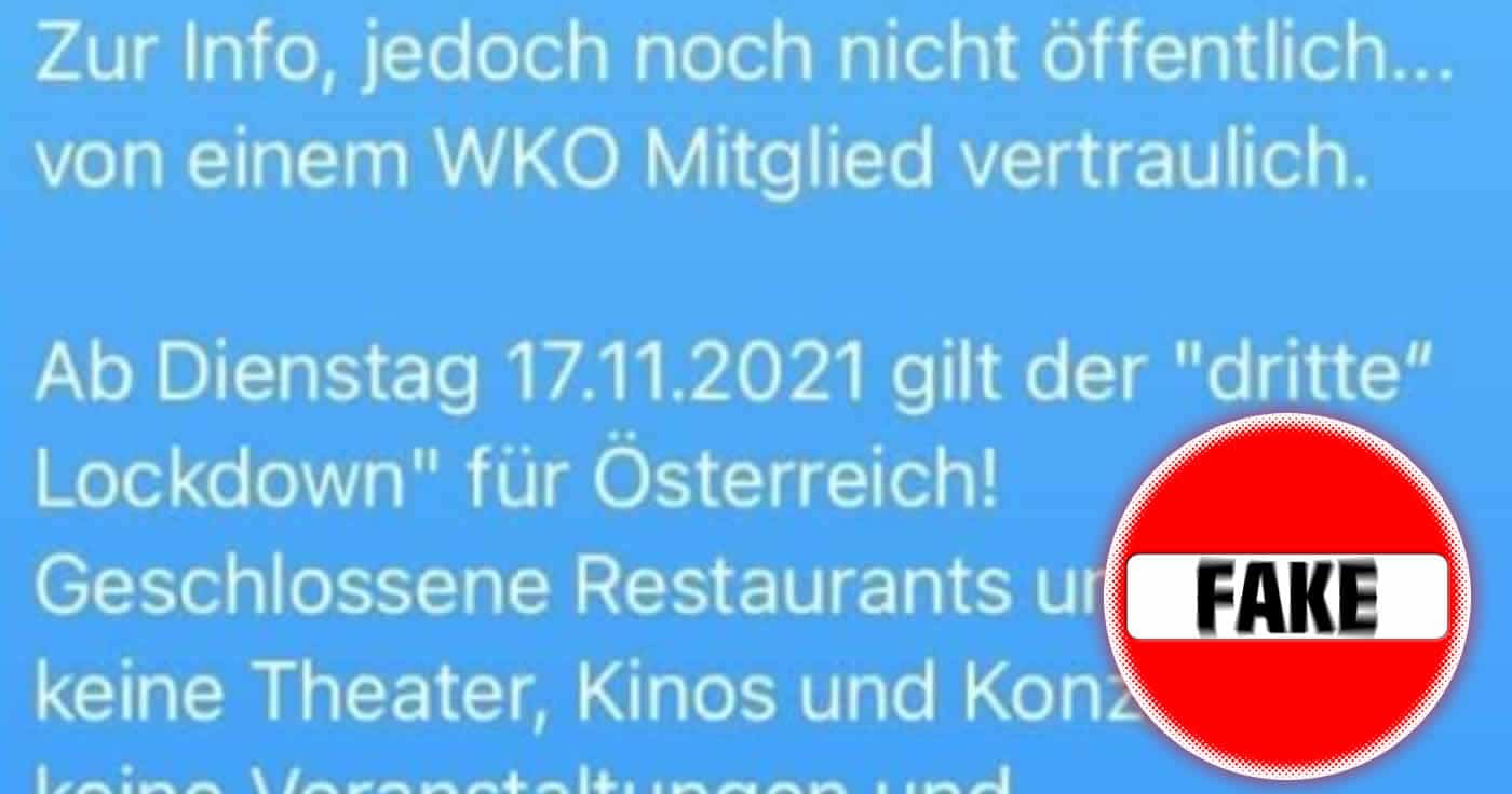 Nutzer verunsichert! Es geht dabei um einen Lockdown in Österreich, der ab dem 17.11.2021 für alle, also für Ungeimpfte und Geimpfte, gelten