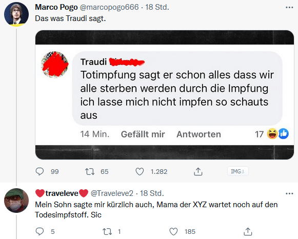 Totimpfung oder Todesimpfung