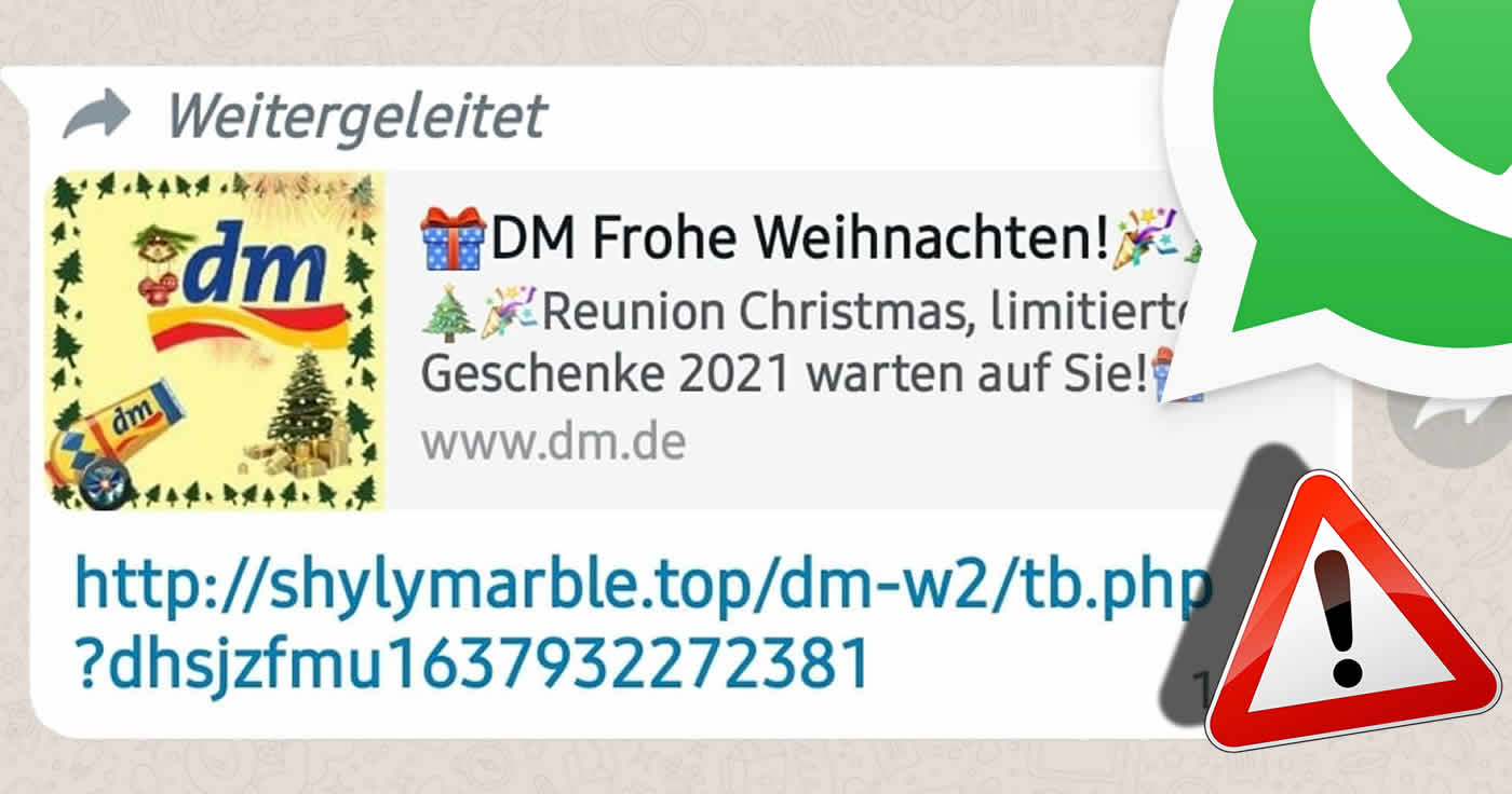 WhatsApp-Warnung: Achtung vor "DM Frohe Weihnachten!"