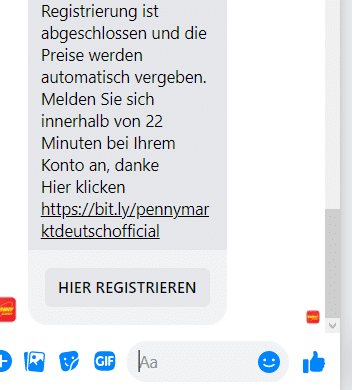 Penny Markt Deutschland: Fake Gewinnspiel auf Facebook