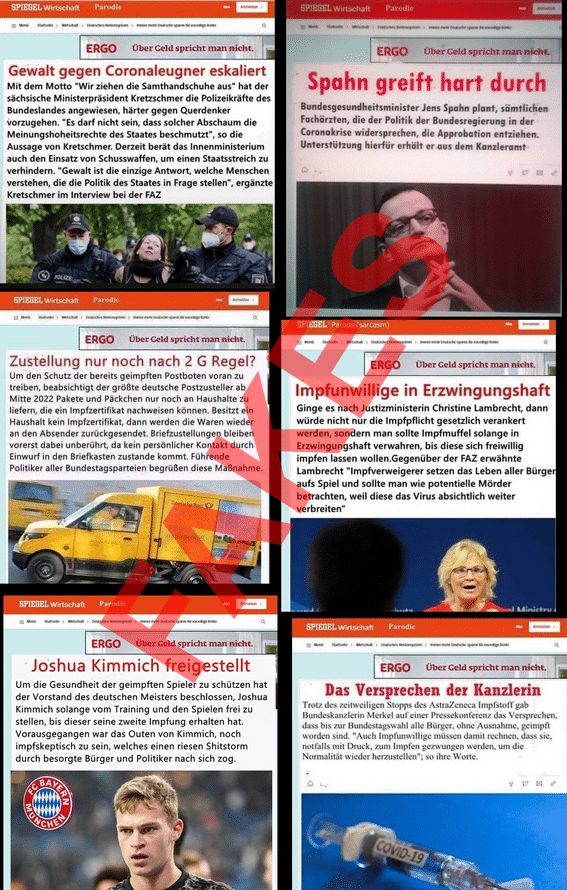 Solche "Parodien" kursieren immer wieder
