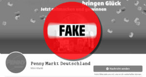 Fake-Gewinnspiel auf Facebook mit „Penny Markt Deutschland“