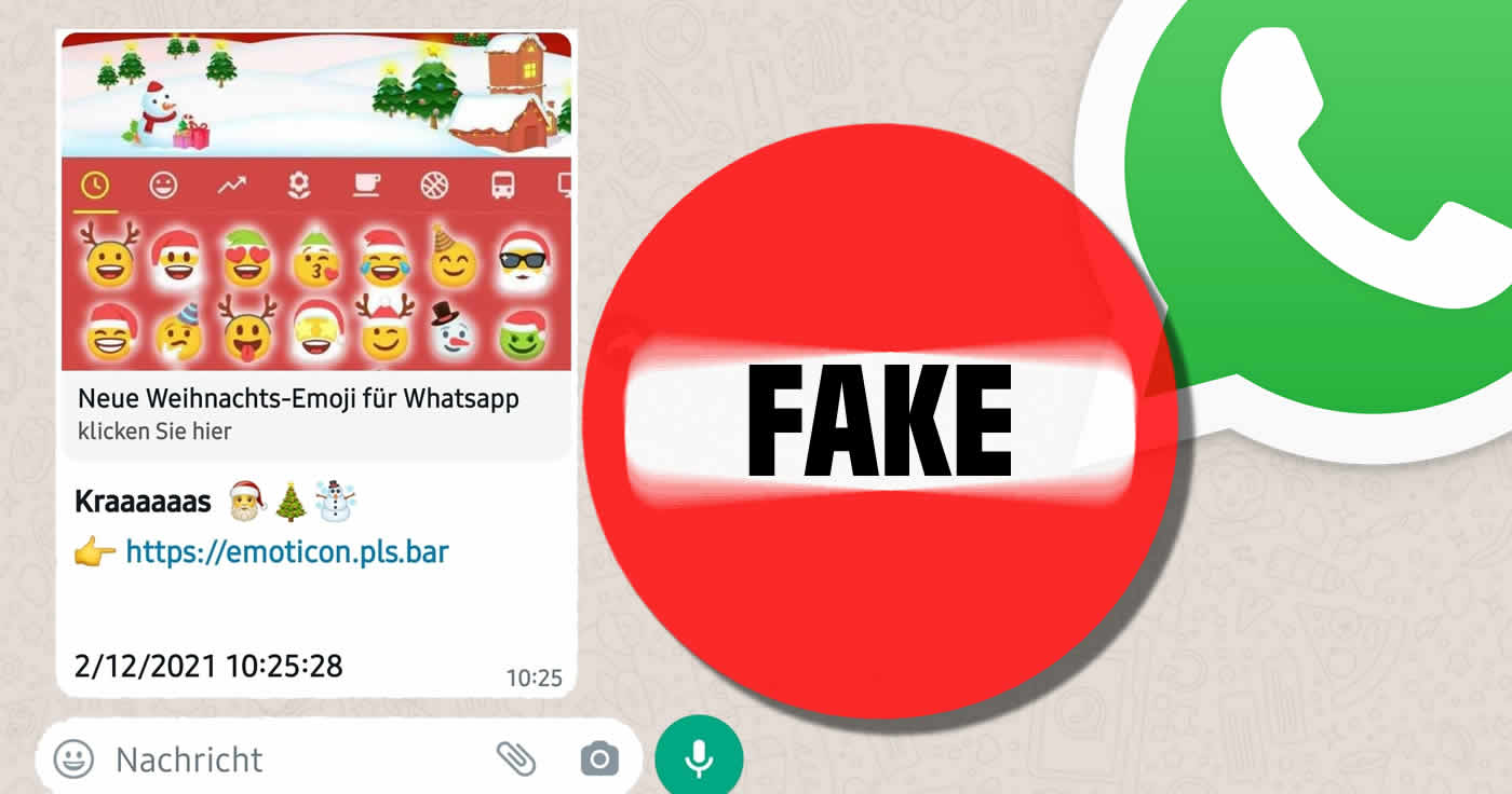 Achtung vor "Neue Weihnachts-Emoji für Whatsapp"