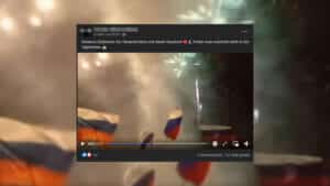 Video zu Freudenfeuerwerk im Donbass stammt vom 21. Februar