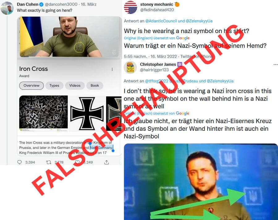 Die Behauptungen über ein Nazi-Symbol auf Twitter