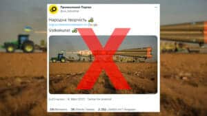 Ukrainischer Bauer hat keine russische Sojus-Rakete gestohlen