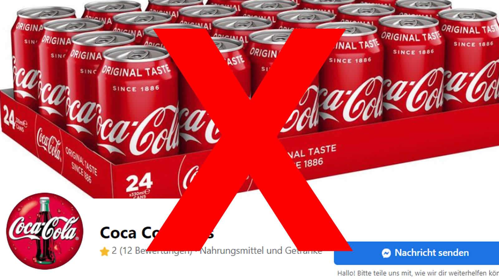 Vorsicht vor der „Coca Cola Fans“ Facebook-Seite