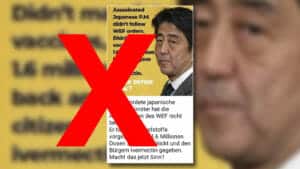 Japan: Abe sandte keine Impfdosen zurück, um Ivermectin zu verteilen