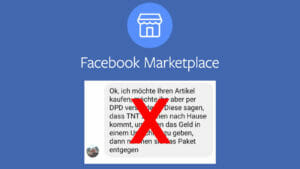 Warnung vor Betrug auf dem „Facebook Marketplace“
