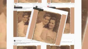 Foto von 1955: Und wieder suchen Facebook-Nutzer das abgebildete Paar