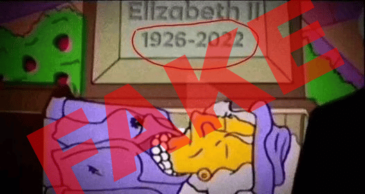 Die tote Queen bei den Simpsons?