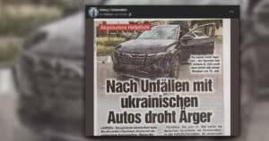 Kann ein Unfall mit einem ukrainischen Auto kritisch sein?