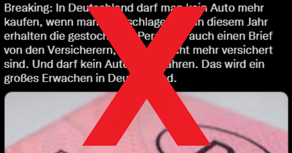 Wie bitte? In Deutschland dürfen Geimpfte kein Auto fahren?