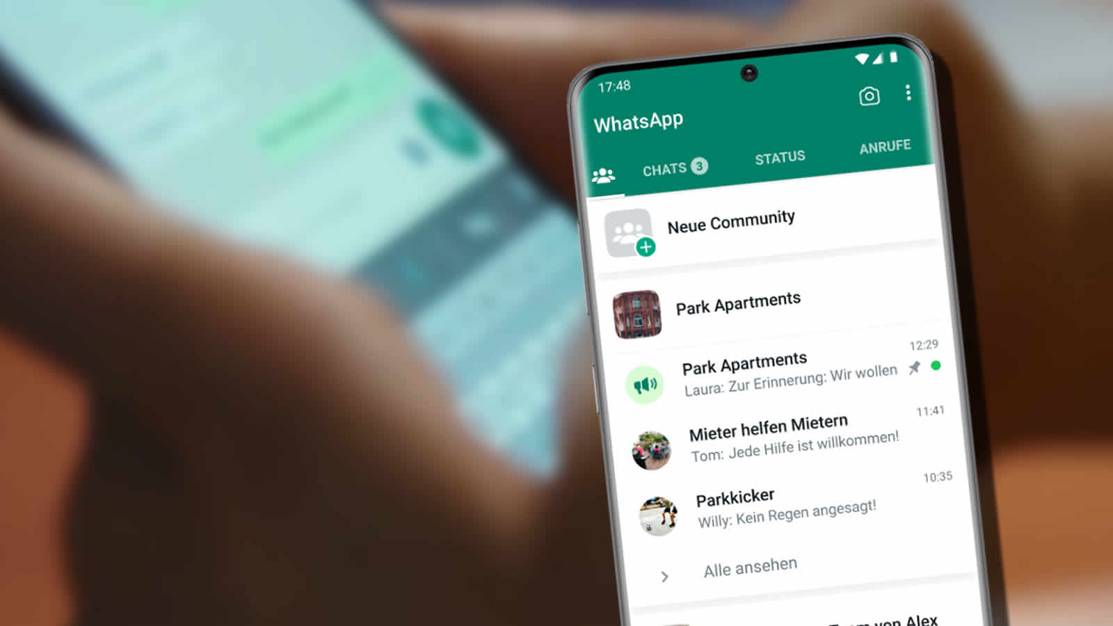 WhatsApp führt jetzt Communitys ein