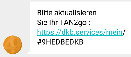 Keine SMS der DKB