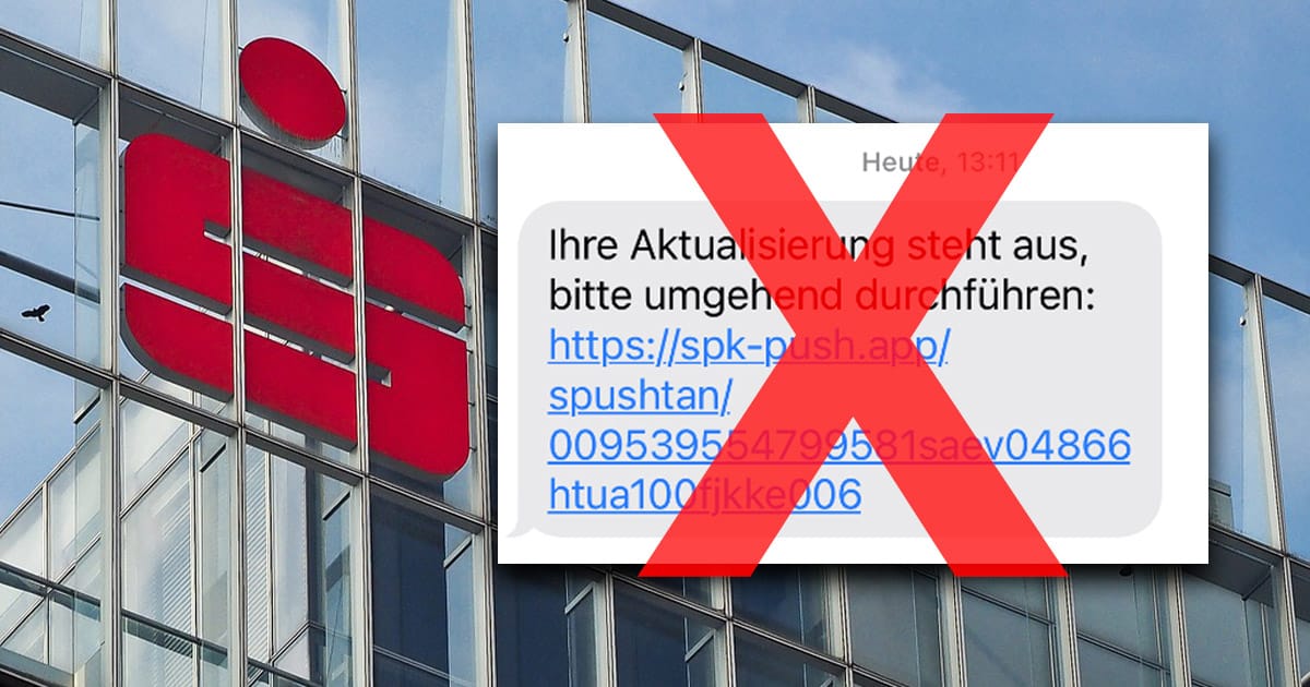 Sparkasse SMS: Achtung, Phishing!
