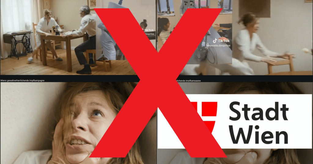 Video ist keine gewaltverherrlichende Impfkampagne der Stadt Wien